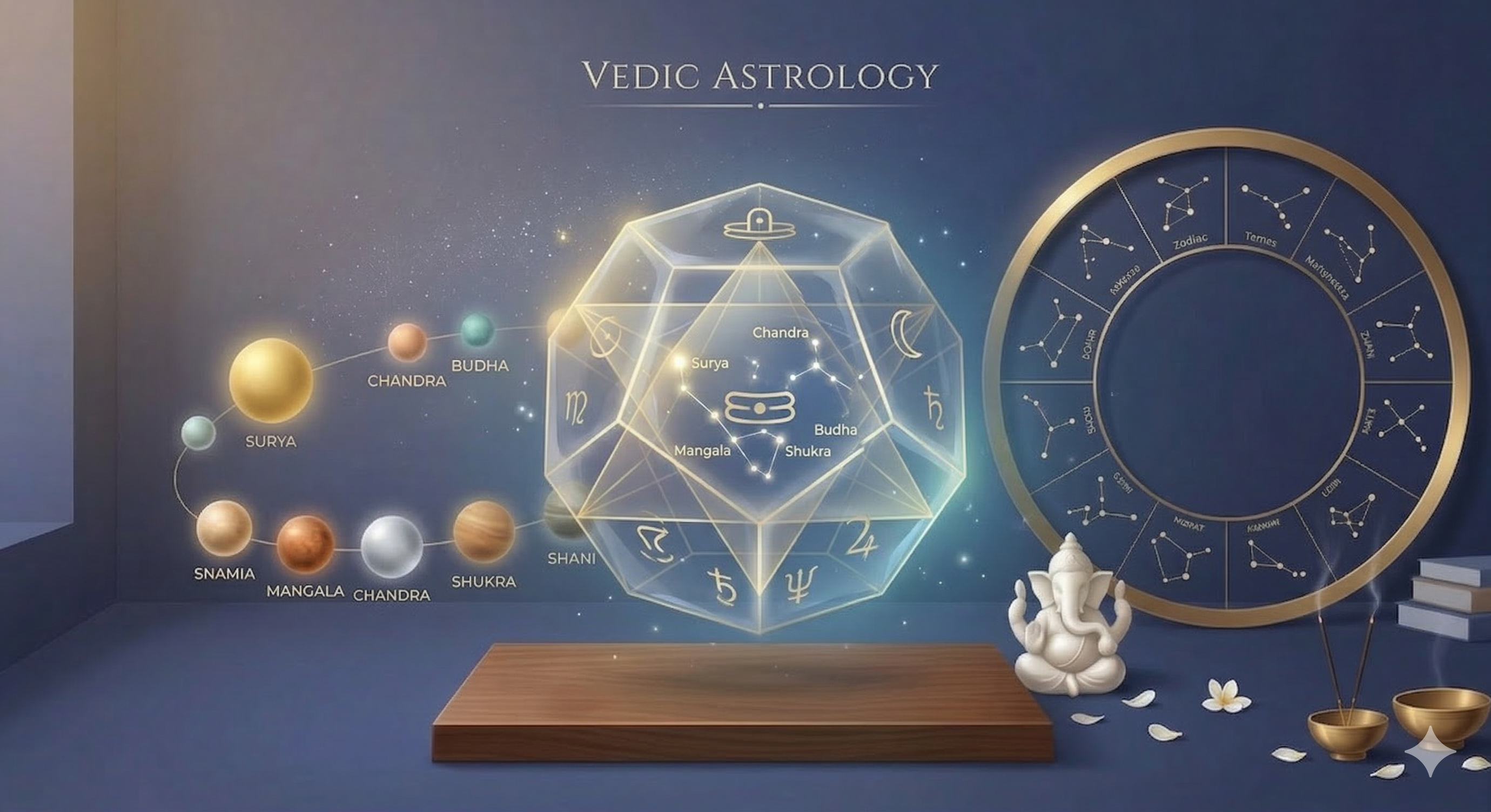 印度占星 · 本命星盤